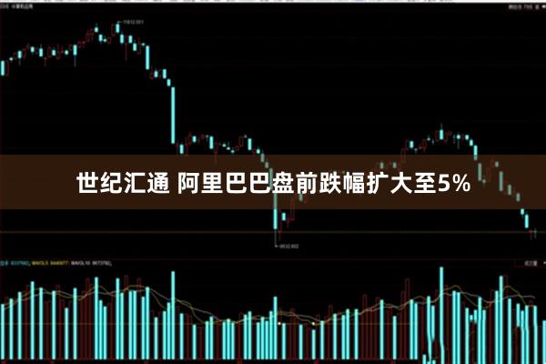 世纪汇通 阿里巴巴盘前跌幅扩大至5%